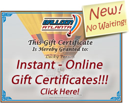 Instant Online Gift Certificates!